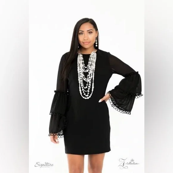 Paparazzi Zi Collection LeCricia Silvertone and Faux Pearl Statement Necklace - Picture 4 of 7